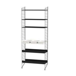 String System kylpyhuone 80x200x30 musta