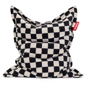 Fatboy Original Slim Teddy musta-valkoinen (chess black-ecru)