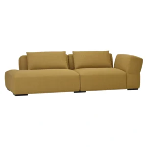 Adea Break sohva E132+L138, verhoilu Duke kangas, sävy 034 sinappi