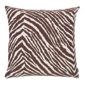 Zebra tyynynpäällinen 50x50 ruskeavalkoinen